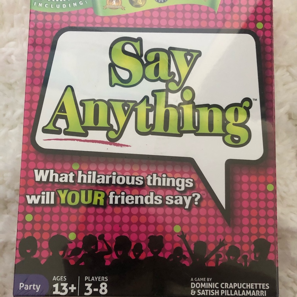 Say anything game